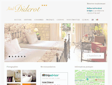 Tablet Screenshot of hoteldiderot.com